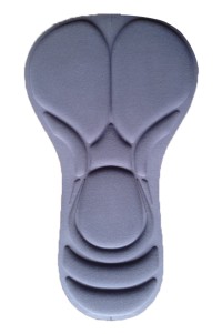 CPC031 Making cycling pants cushions sponge silicone cushions 19*33cn moisture wicking cycling pants cushion manufacturer 1206 front view